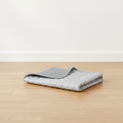 Folded grey mat